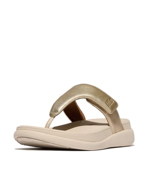 FitFlop F-mode go adjustable flatform toe-post sandals