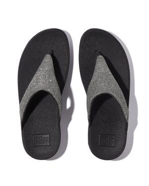 FitFlop Lulu shimmerlux toe-post sandals