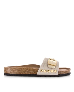 DWRS Label Dwrs java leren slippers leren slippers dames