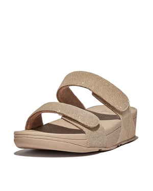 FitFlop Lulu adjustable shimmerlux slides