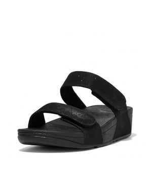 FitFlop Lulu adjustable shimmerlux slides