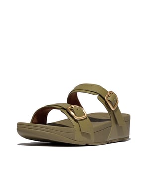 FitFlop Lulu adjustable slide leather