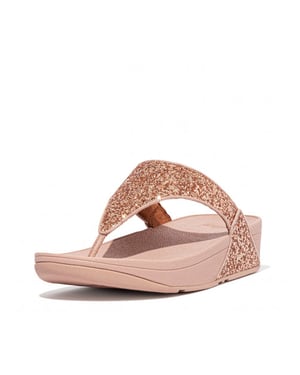 FitFlop Lulu glitter toe-thongs