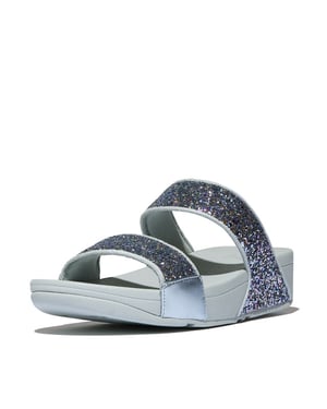 FitFlop Lulu multi-tonal glitter slides