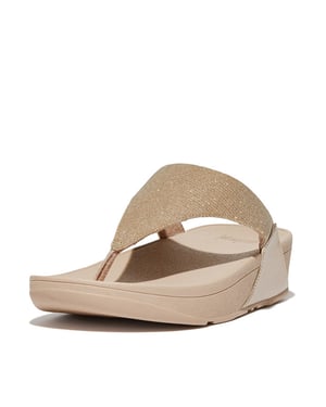 FitFlop Lulu shimmerlux toe-post sandals