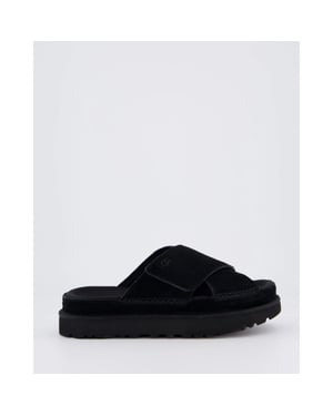 UGG Australia Dames goldenstarcrossslide black
