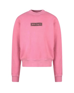 Palm Angels Gd Box Logo Crew Neck Rosa