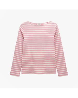Joules Harbour Womens Top Pink Stripe