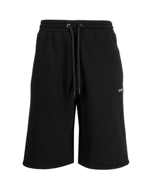Off-white Stitch Diags Skate Sweatshorts Black