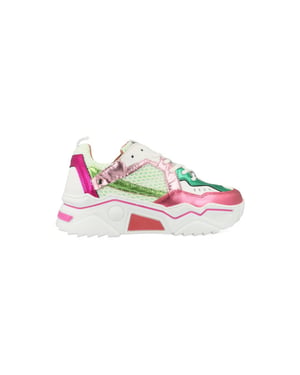 DWRS Label Pluto j5217-59-1271 / groen / roze