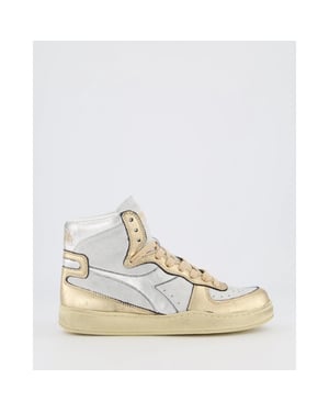Diadora Dames mi basket used /metallic