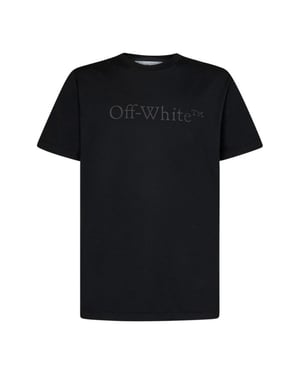 Off-white Bookish Laund Slim S/s T-shirt Svart