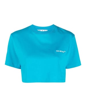 Off-white Helvetica Cropped T-shirt