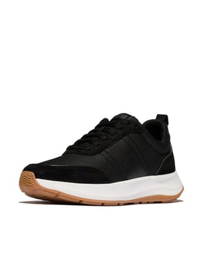 FitFlop F-mode flow suede-mix flatform sneakers