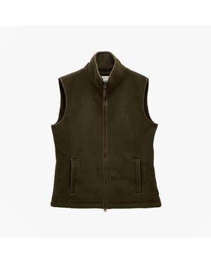 Joules Heritage Fleece Mens Gilet Green
