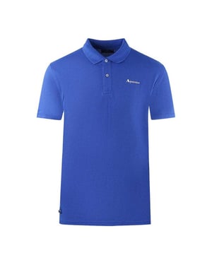 Aquascutum Unisex Volwassen Effen Logo Polo Shirt (Koninklijk Blauw)