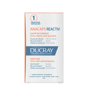 Anacaps Reactiv Reactieve Haargroei Voedingssupplement 30 Stuks