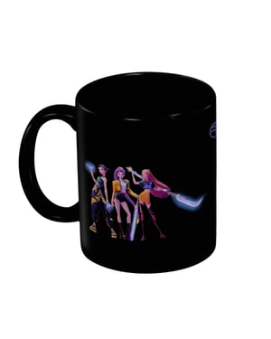 K-Pop Demon Hunters Huntr/X Mug (Svart)