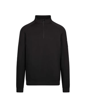 Trespass Zakery Half Zip Sweatshirt för herrar (Svart)
