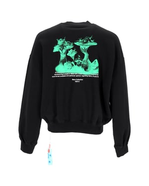 Off-White sweatshirt med svampmönster