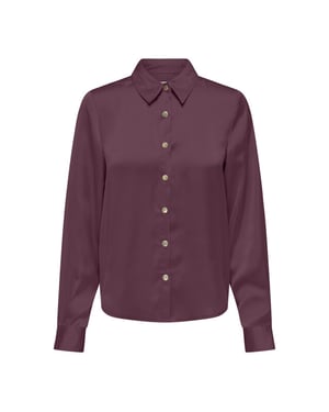 Only Onlzora ls satin shirt wvn mauve