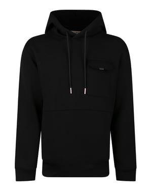 Luke 1977 Men's Four Oakes Oversized Hoodie in Black