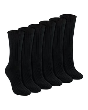 Dames 6-Pack 100% Katoenen Ademend Zachte Sokken