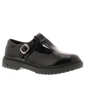 Princess Stardust Girls School Shoes Younger Scallop assorted
