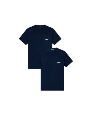 Emporio Armani Heren T-shirt Pakket x2 Eagle GA
