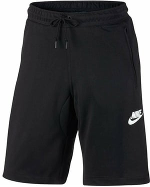 Nike Mens Black AV15 Fleece Shorts