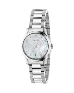 Gucci G-Timeless Ladies Watch with Mother of Pearl Dial - Model YA126513