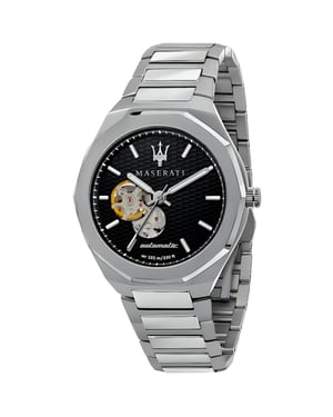 Maserati R8823142002 Men's Automatic Watch with Black Dial