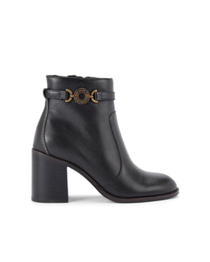 Kurt Geiger London Leather Bromley Block Heel Boots