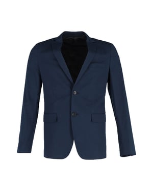 Theory Enkele-Knoop Blazer in Marineblauw Polyester