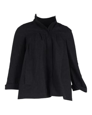 Isabel Marant Dold Knappjacka i Svart Ull