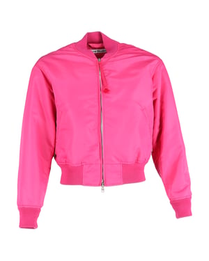 Acne Studios Bomber Jacket In Pink Nylon