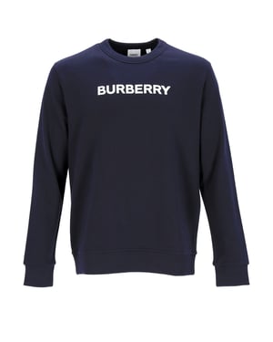 Burberry Blauwe Logo Sweatshirt