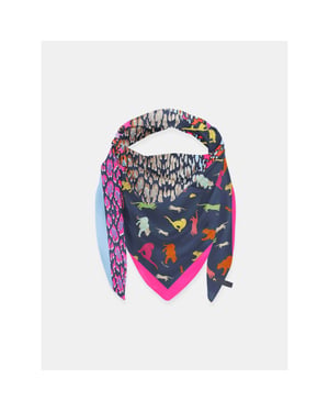 Mucho Gusto ® zijden sjaal st. tropez luipaardpatroon