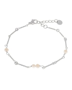 Label Kiki Armband pearl pearl silver