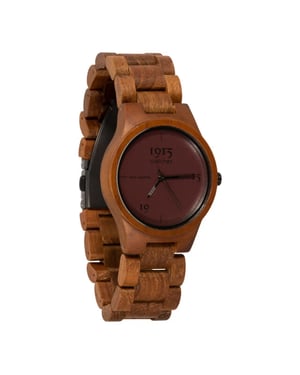 1915 Watches 1915 watch lady real leather bordeaux