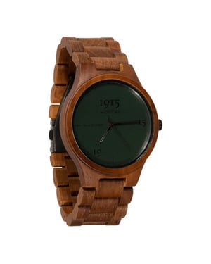 1915 Watches 1915 watch men real leather night green
