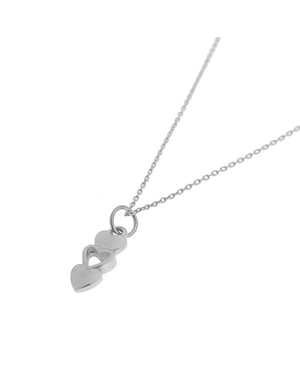 Label Kiki Ketting open heart silver