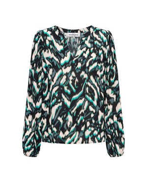&Co Woman &co women blouse emily mineral green multi