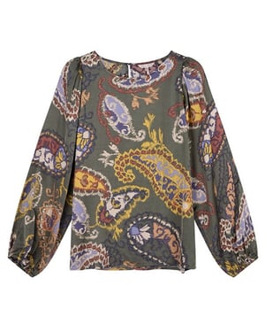 Esqualo Blouse f22-15511 elements print