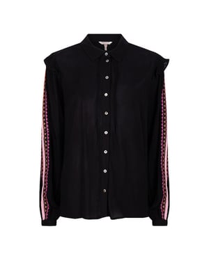 Esqualo Blouse f23-15510 black