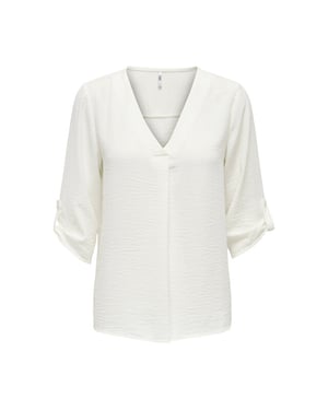 Jacqueline de Yong divya 3/4 top wvn noos 15226911 cloud dancer