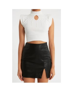 Robin-Collection Elastische ribstof top t93545