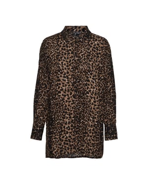 Vero Moda Vmkittie mdot ls oversize shirt wvn dessin