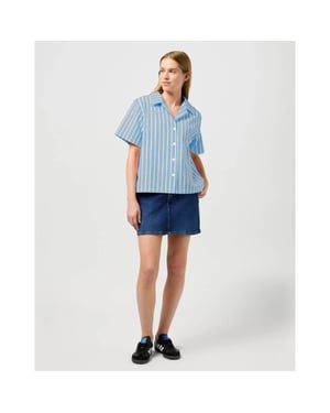 Wrangler Camp shirt bleached