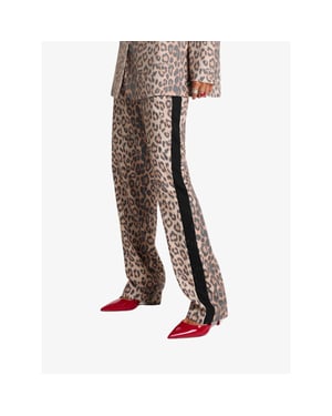 Alix The Label Ladies woven leopard pants